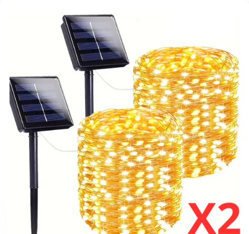 PACK DE 2 LUCES HADA SOLAR CON ENVÍO GRATIS Y PAGA EN CASA 🎁☀️